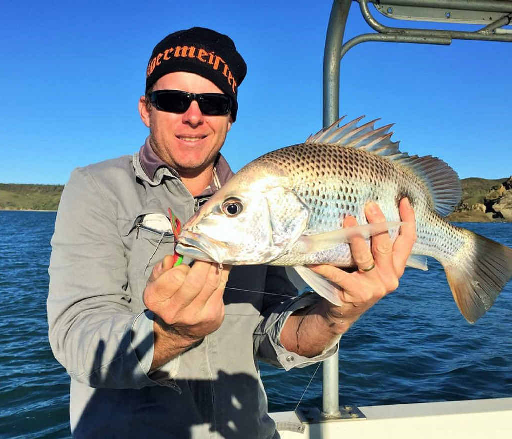 Chris from KBSFC with a fine fingermark caught just north of Yeppoon. Chris from KBSFC with a fine fingermark caught just north of Yeppoon.